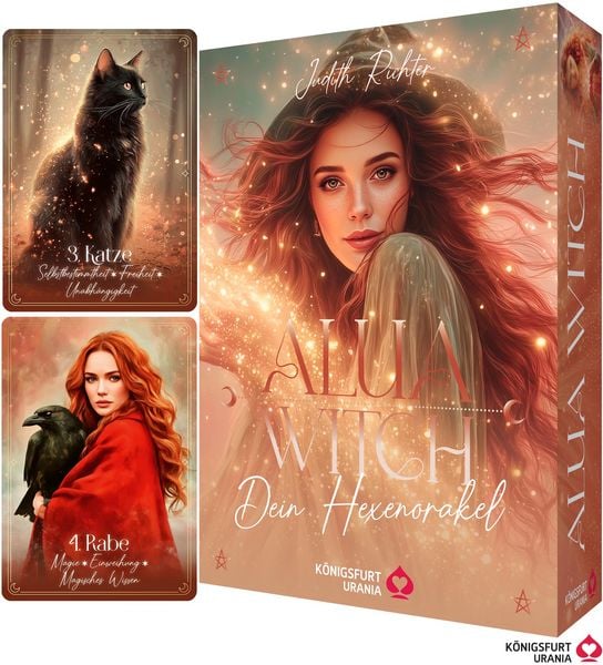 Produktbild: Alua Witch - Dein Hexenorakel - 40 Orakelkarten-96-seitiges Booklet