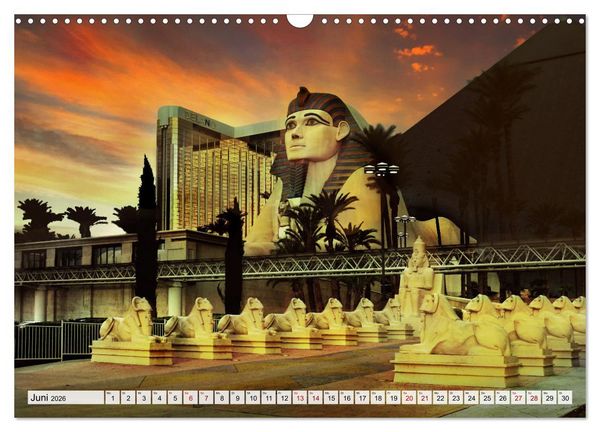 Produktbild: Las Vegas, Stadt der wahr gewordenen Tr&auml;ume (Wandkalender 2026 DIN A3 quer), CALVENDO Monatskalender