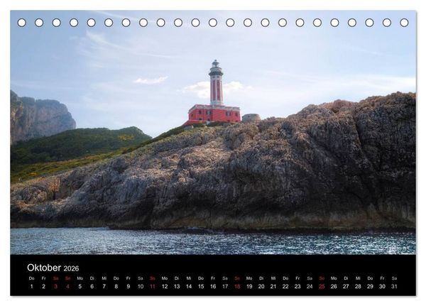 Produktbild: Amalfik&uuml;ste und Capri (Tischkalender 2026 DIN A5 quer), CALVENDO Monatskalender