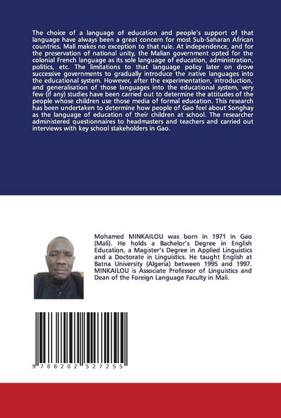 Produktbild: Attitudes towards the Use of Songhay as a Language of Education in Gao (Mali)
