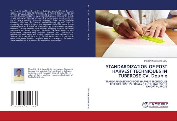 Produktbild: Standardization Of Post Harvest Techniques in Tuberose Cv. Double