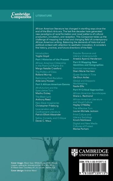 Produktbild: The Cambridge Companion to Contemporary African American Literature