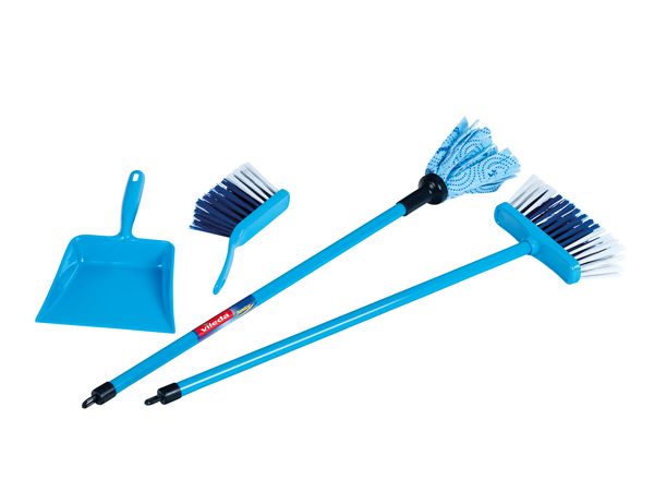Produktbild: Kinder-Wischmopp Vileda Color Line blau 4 Teile
