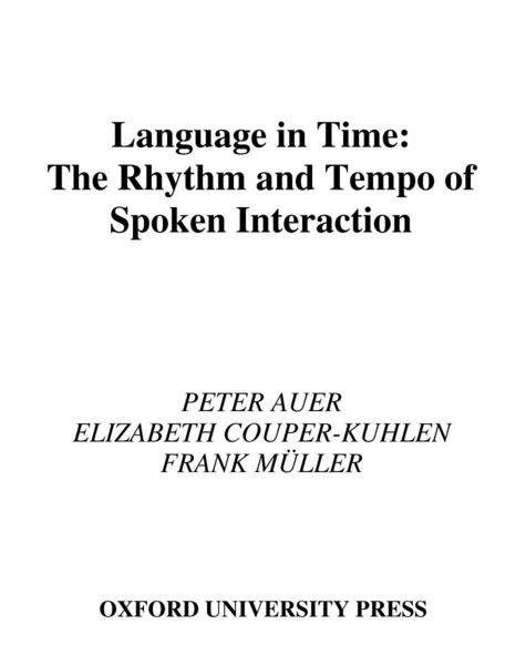 Produktbild: Language in Time