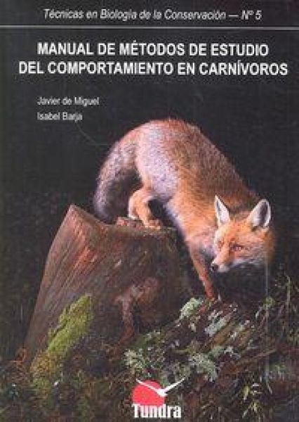 Produktbild: Manual de m&eacute;todos de estudio del comportamiento en carn&iacute;voros