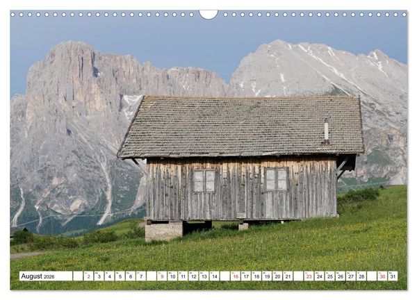 Produktbild: Seiser Alm Sommer (Wandkalender 2026 DIN A3 quer), CALVENDO Monatskalender