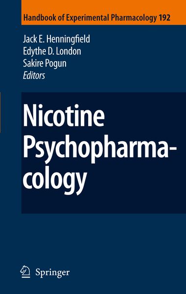 Produktbild: Nicotine Psychopharmacology