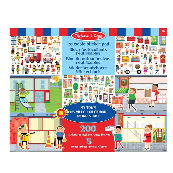 Produktbild: Wiederverwendbares Stickerbuch Meine Stadt