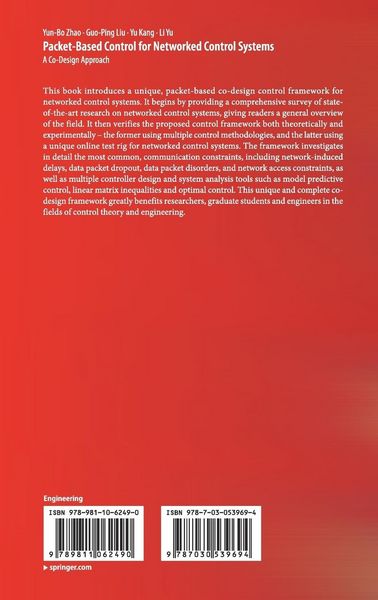 Produktbild: Packet-Based Control for Networked Control Systems
