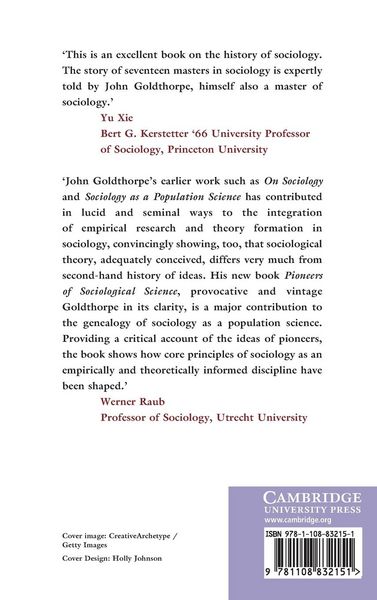 Produktbild: Pioneers of Sociological Science