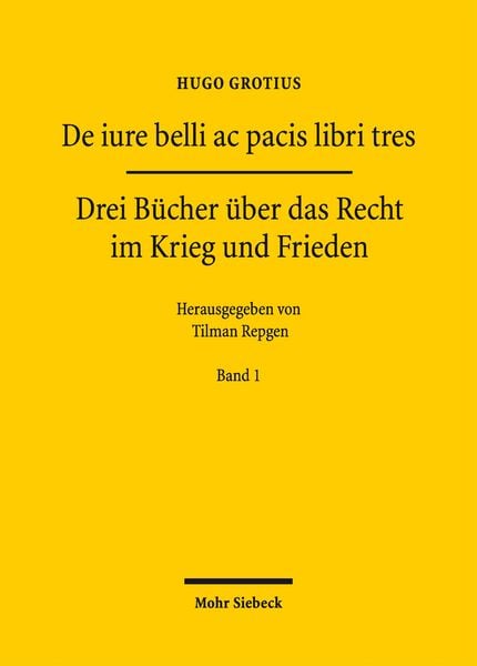 Produktbild: De iure belli ac pacis libri tres