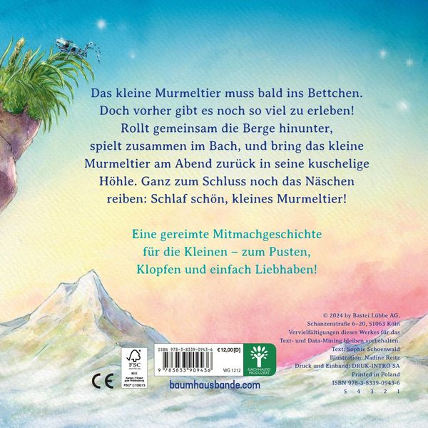 Produktbild: Ab ins Bett mit dir, kleines Murmeltier!