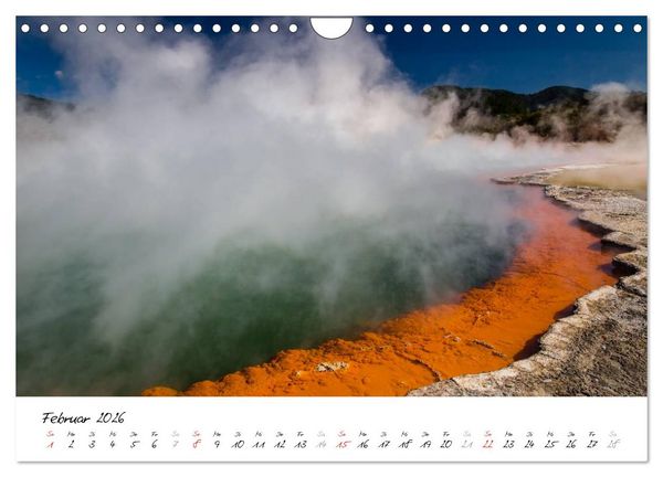 Produktbild: Neuseeland - Streifzug &uuml;ber die Nordinsel (Wandkalender 2026 DIN A4 quer), CALVENDO Monatskalender