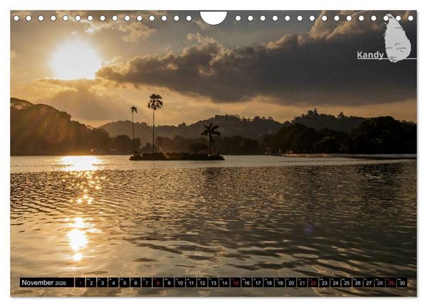 Produktbild: Sri Lanka, eine Reise &uuml;ber die Insel der King Coconut (Wandkalender 2026 DIN A4 quer), CALVENDO Monatskalender