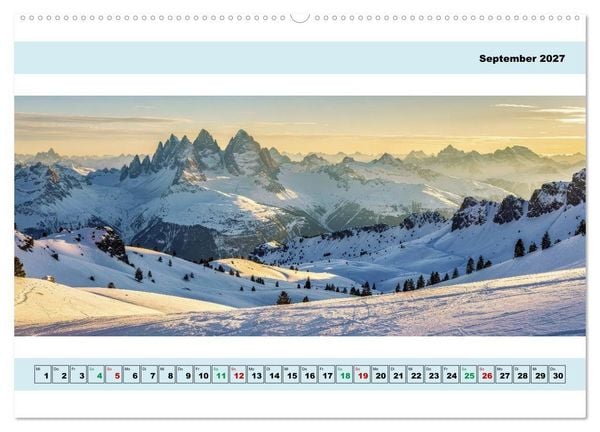 Produktbild: Alpen - Panorama - Mehr Aussicht geht nicht (hochwertiger Premium Wandkalender 2027 DIN A2 quer), Kunstdruck in Hochglanz