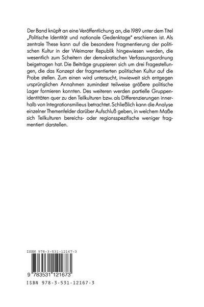 Produktbild: Politische Teilkulturen zwischen Integration und Polarisierung