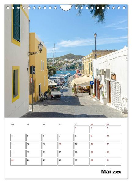 Produktbild: Insel Ponza - Italien (Wandkalender 2026 DIN A4 hoch), CALVENDO Monatskalender
