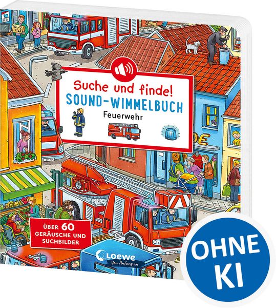 Produktbild: Suche und finde! Sound-Wimmelbuch - Feuerwehr