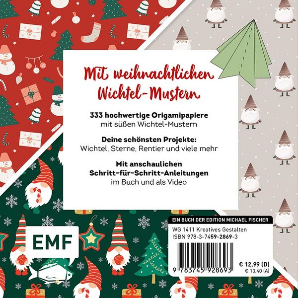 Produktbild: 333 Origami &ndash; Wichtel-Weihnachten