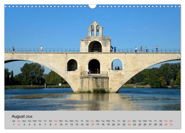 Produktbild: Historic Bridges of Provence (Wall Calendar 2026 DIN A3 landscape), CALVENDO 12 Month Wall Calendar
