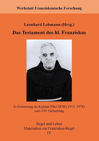 Produktbild: Das Testament des hl. Franziskus