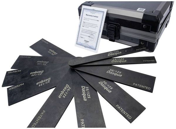 Produktbild: Dasqua 1801-0110-A Premium-Magnet-Parallel-Set mit Griff Produktabmessung, L&auml;nge: 125mm