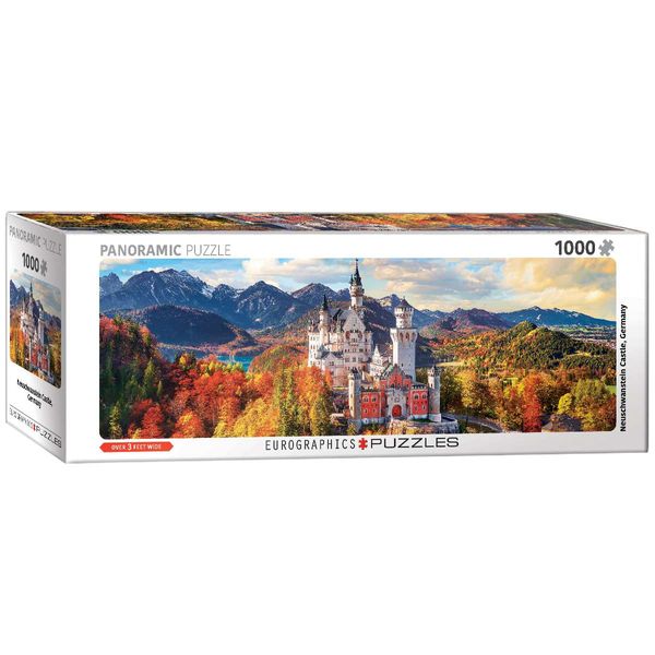 Eurographics 6010-5444 - Herbstliches Neuschwanstein, Panorama Puzzle - 1000 Teile
