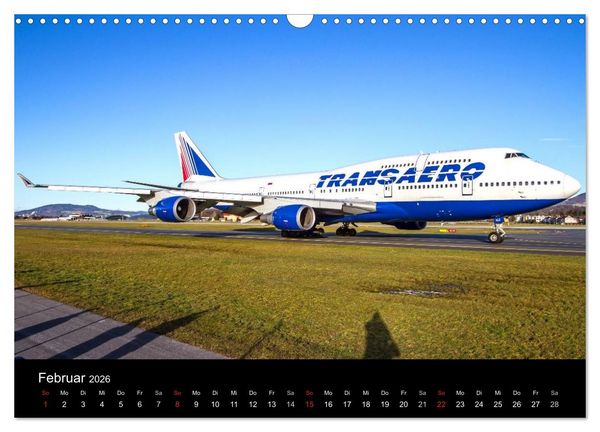 Produktbild: Sch&ouml;nheit der Flugzeuge (Wandkalender 2026 DIN A3 quer), CALVENDO Monatskalender