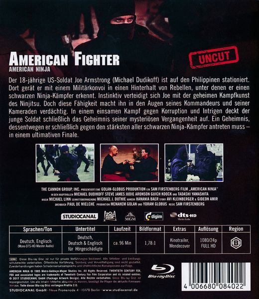 Produktbild: American Fighter - Uncut