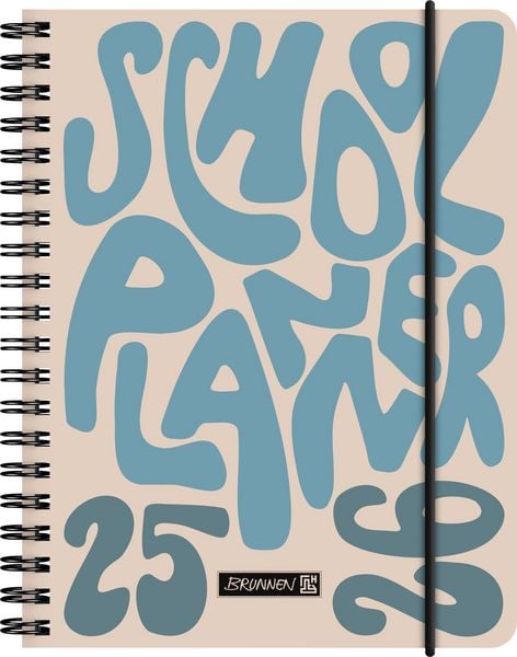 Produktbild: BRUNNEN Schülerkalender (2025/2026) "Bubble Planner", 2 Seiten = 1 Woche, A6, 208 Seiten, PP-Umschlag, mehrfarbig