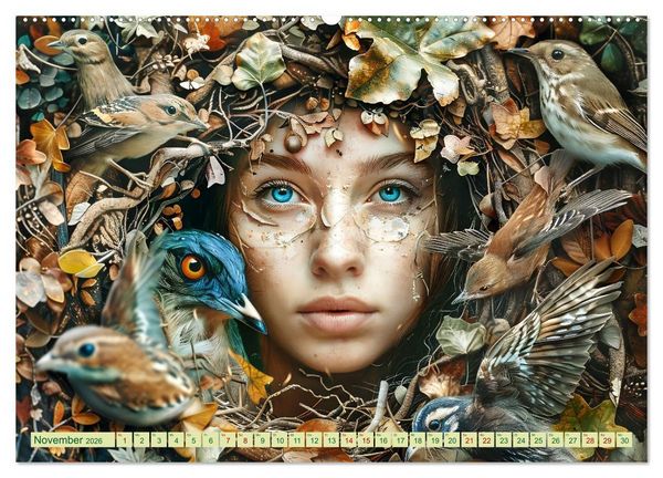 Produktbild: Die vielen Gesichter von Mutter Natur (hochwertiger Premium Wandkalender 2026 DIN A2 quer), Kunstdruck in Hochglanz