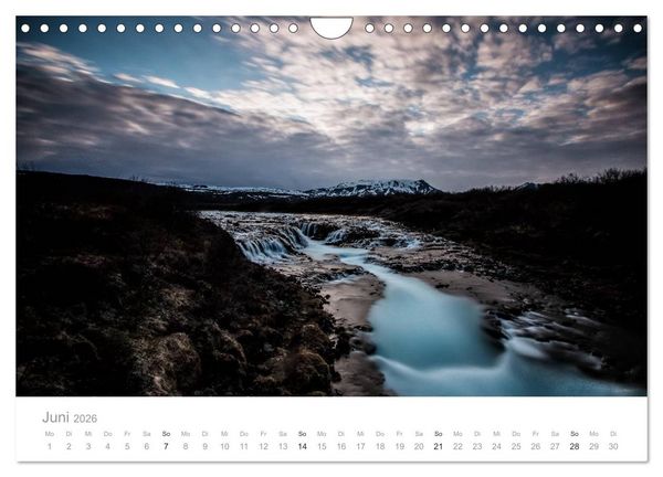 Produktbild: Island - Iceland Impressionen (Wandkalender 2026 DIN A4 quer), CALVENDO Monatskalender
