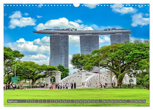 Produktbild: Singapore - Discover Central Area (Wall Calendar 2026 DIN A3 landscape), CALVENDO 12 Month Wall Calendar