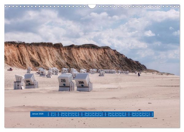 Produktbild: Ein Tag am Meer - Impressionen von der Insel Sylt (Wandkalender 2026 DIN A3 quer), CALVENDO Monatskalender