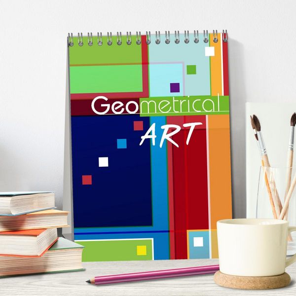Produktbild: Geometrical ART (Tischkalender 2026 DIN A5 hoch), CALVENDO Monatskalender