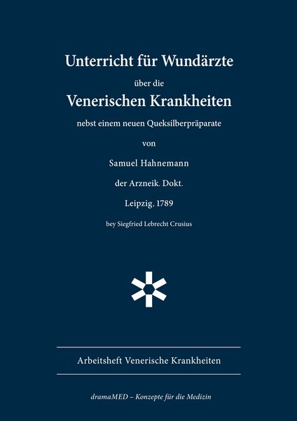 Produktbild: Unterricht f&uuml;r Wund&auml;rzte &uuml;ber die Venerischen Krankheiten