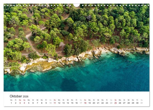 Produktbild: Porec Kalender - Die kroatische Stadt an der Adria (Wandkalender 2026 DIN A3 quer), CALVENDO Monatskalender