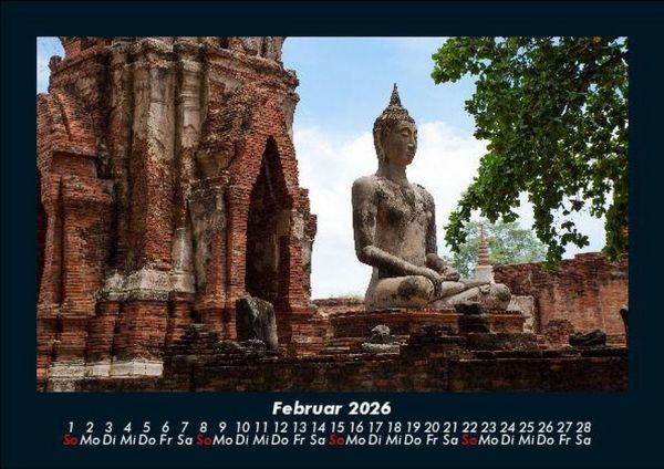 Produktbild: Tempel unserer Erde 2026 Fotokalender DIN A5