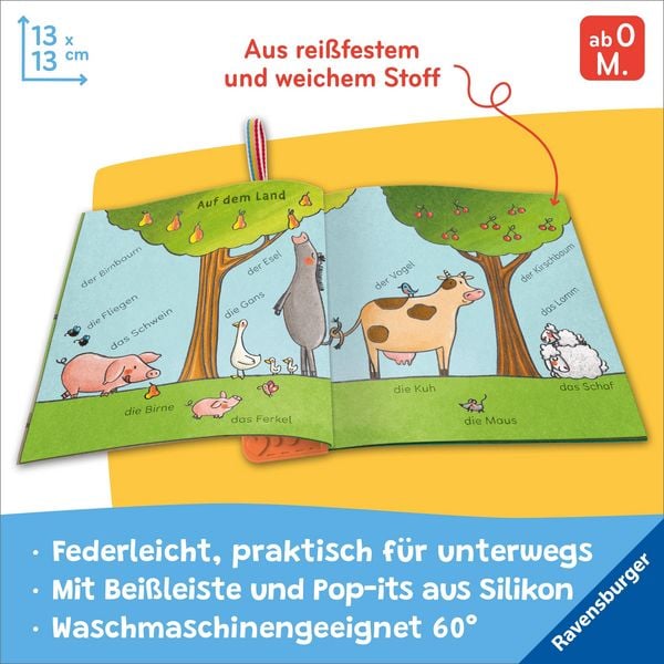 Produktbild: Mein Knuddel-Knautsch-Buch: flip&pop. Meine Tiere