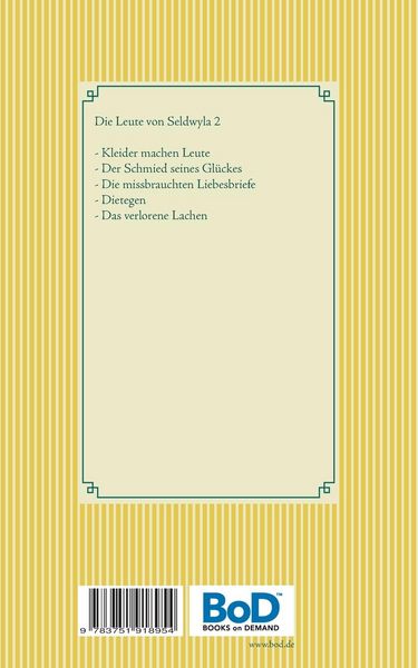 Produktbild: Die Leute von Seldwyla 2