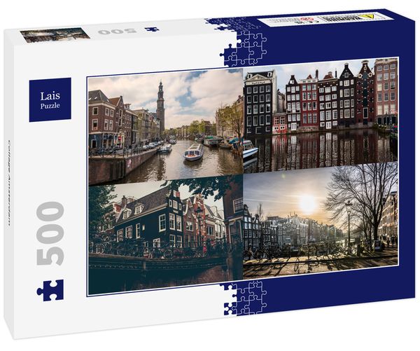 Produktbild: Lais Puzzle Collage Amsterdam 500 Teile
