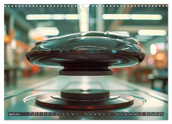 Produktbild: Magnetschwebetechnik (Wandkalender 2026 DIN A3 quer), CALVENDO Monatskalender