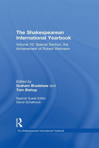 Produktbild: The Shakespearean International Yearbook