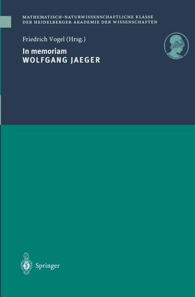 Produktbild: In memoriam Wolfgang Jaeger