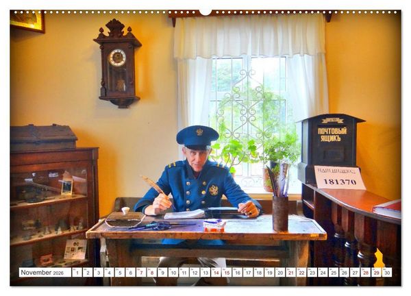 Produktbild: Das Puschkin-Dorf - Freilichtmuseum Bugrowo (Wandkalender 2026 DIN A2 quer), CALVENDO Monatskalender