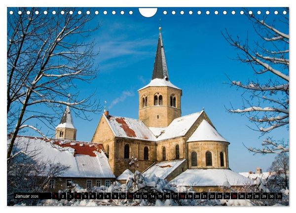Produktbild: Hildesheimer Ansichten (Wandkalender 2026 DIN A4 quer), CALVENDO Monatskalender