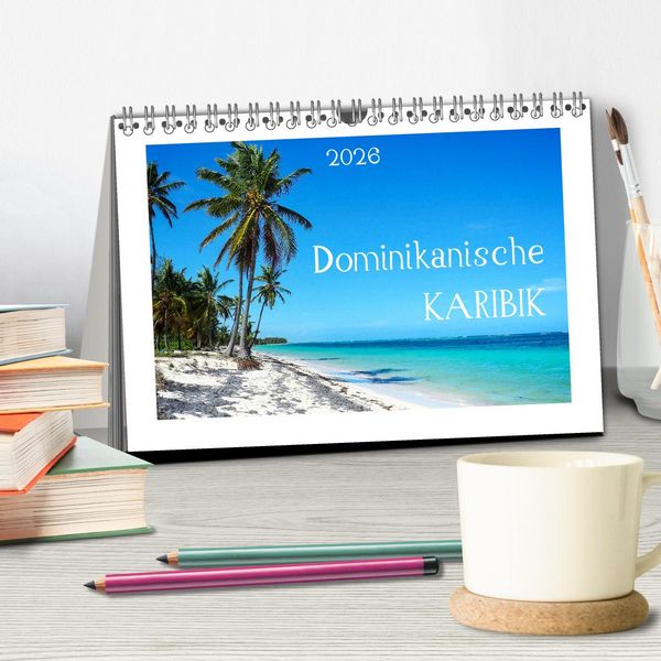 Produktbild: Dominikanische Karibik (Tischkalender 2026 DIN A5 quer), CALVENDO Monatskalender