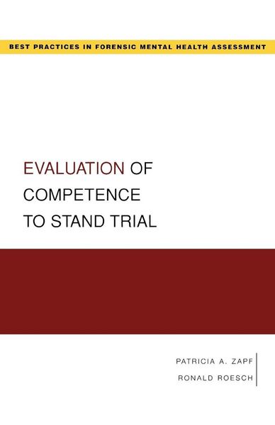 Produktbild: Evaluation of Competence to Stand Trial