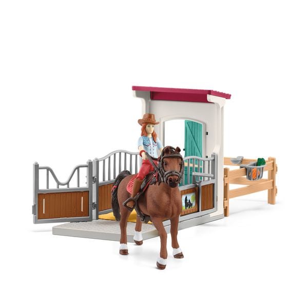 Produktbild: schleich&reg; 13793 Pferdebox mit Hannah & Cayenne