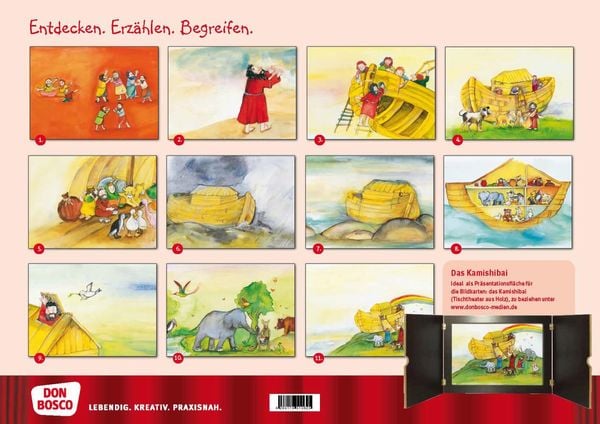 Produktbild: Noahs Arche. Kamishibai Bildkartenset